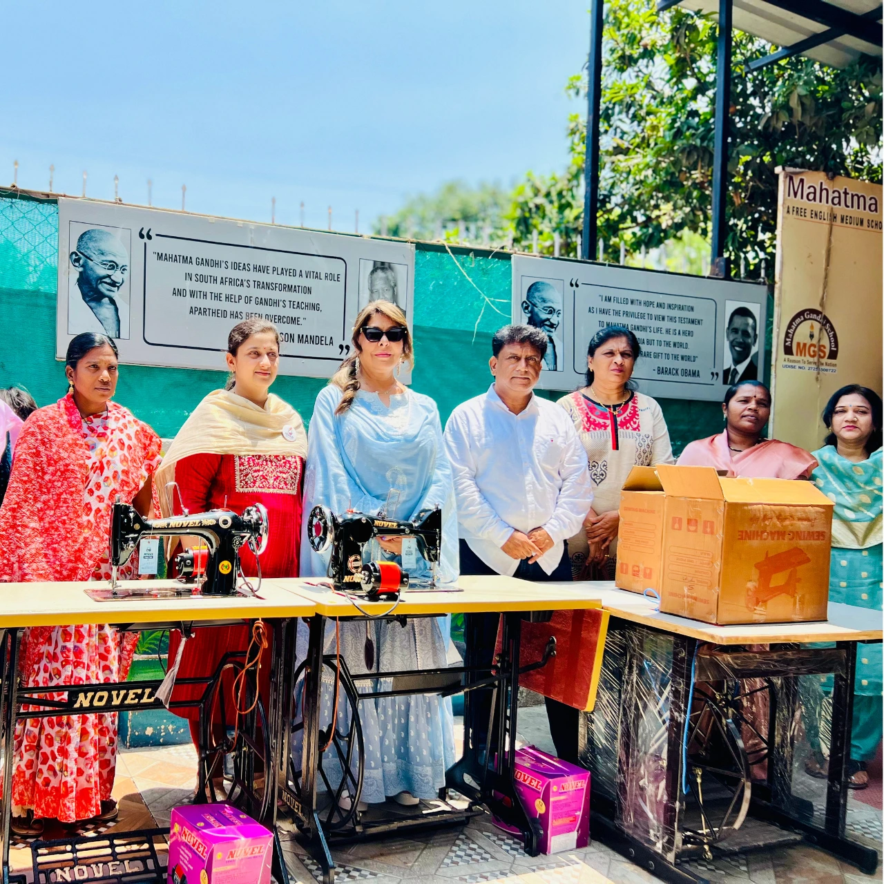 Sewing machines provided